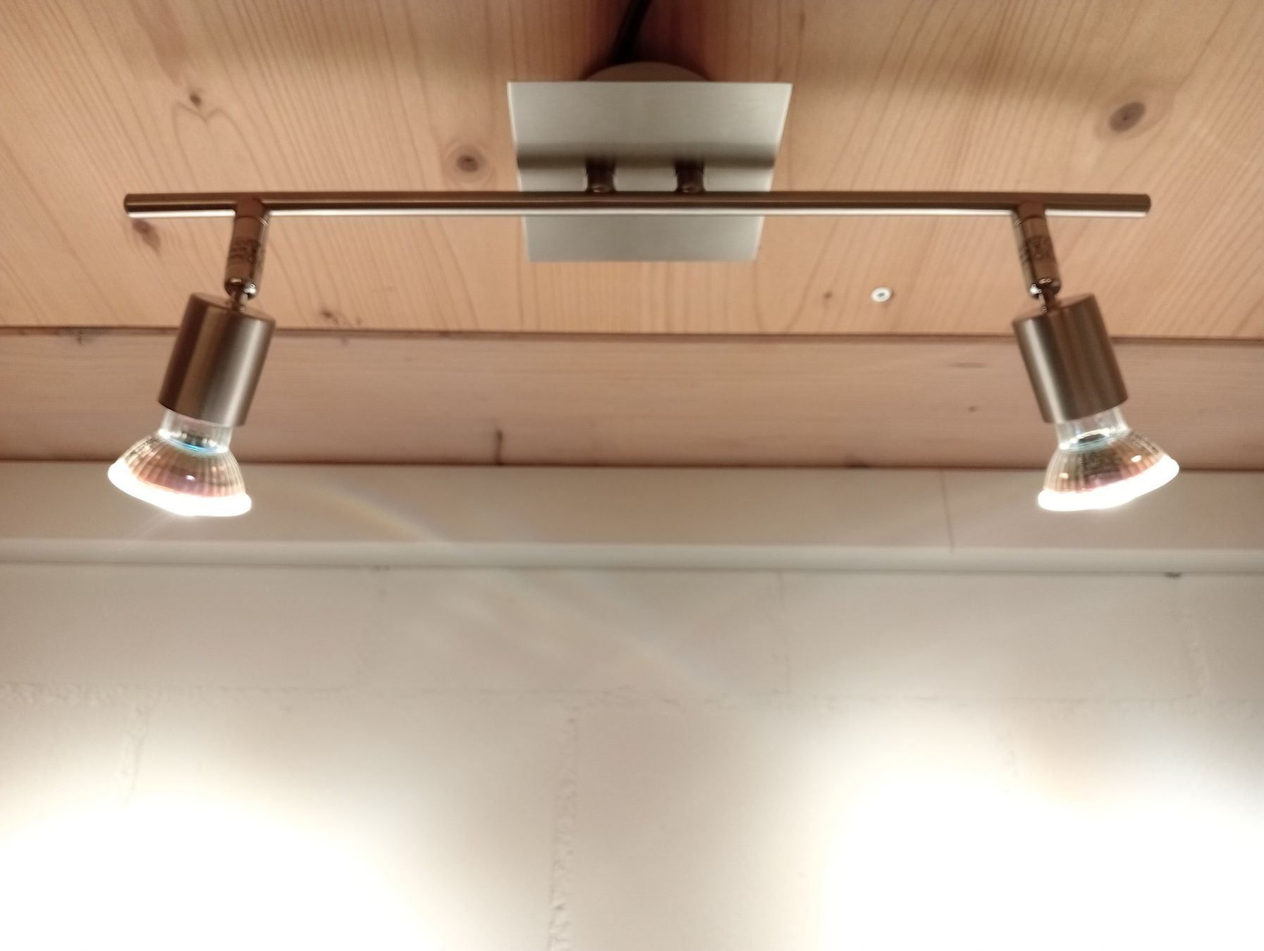 Lampadari & plafoniere: Deckenspot 2er, Edelstahl Lampe – Usato da St.Niklausen LU venduto da Wirdbereitsverwendet 1