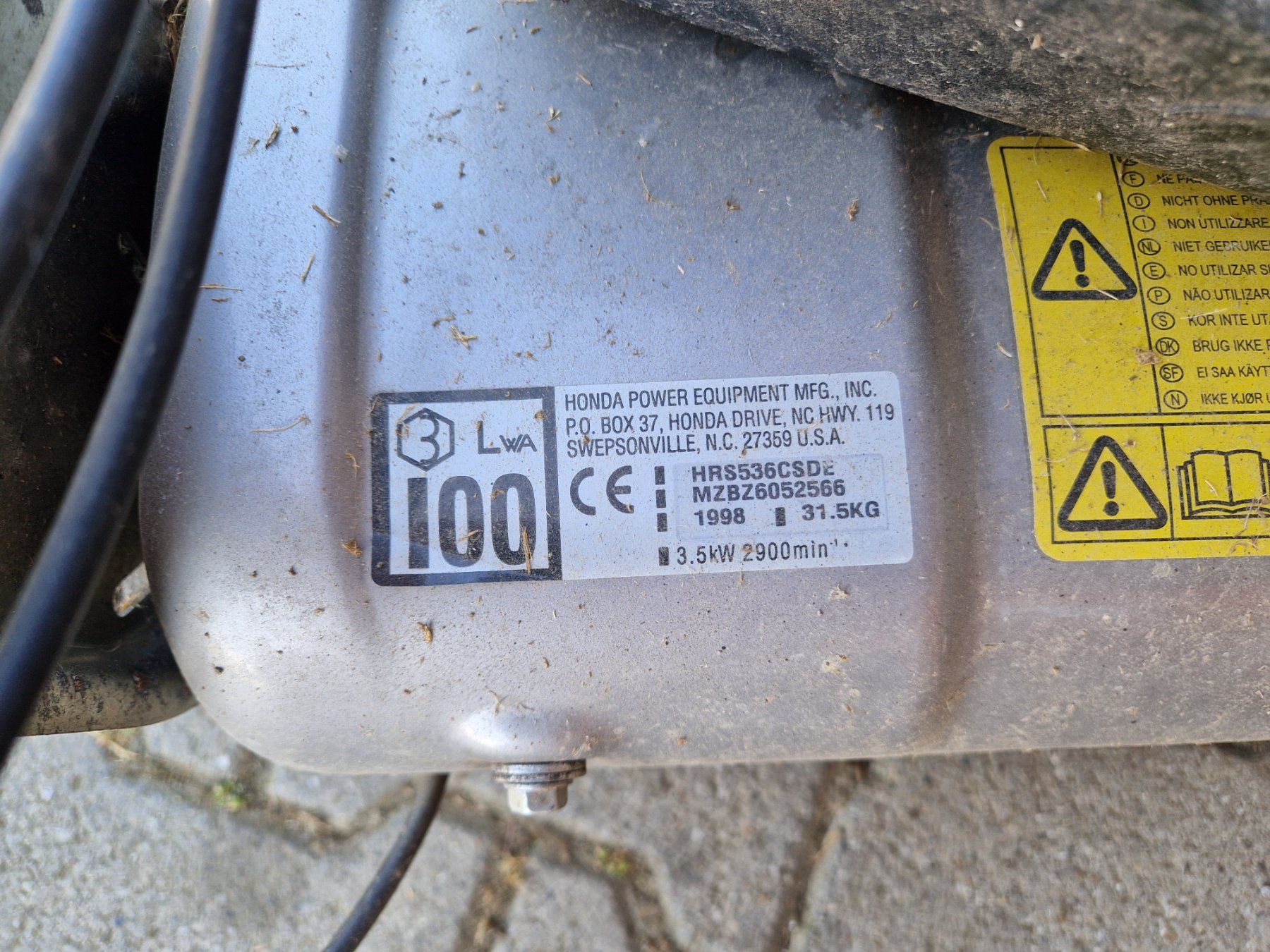 Honda Tondeuses à gazon: Honda Rasenmäher – Défectueux à Roggwil TG par Rollingmaster 2