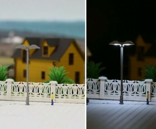 Modellini di ferrovie: Moderne LED-Plattform-Doppellaterne N/Z – Nuovo (secondo la descrizione) da Luzern venduto da Salefactory
