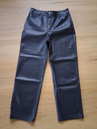 MNG (Mango) Kunstlederhose 38