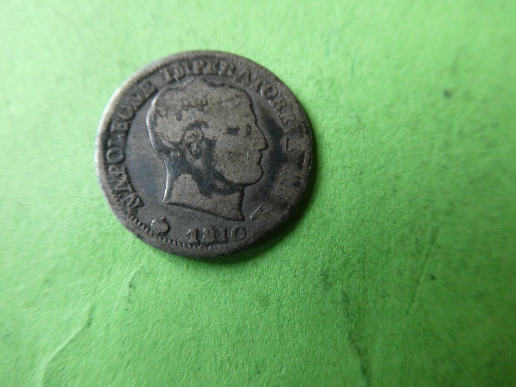 Alle Münzen: Italien 1810 M, 6 Soldi - Silber – Gebraucht aus Hinterforst von Rohusri 1