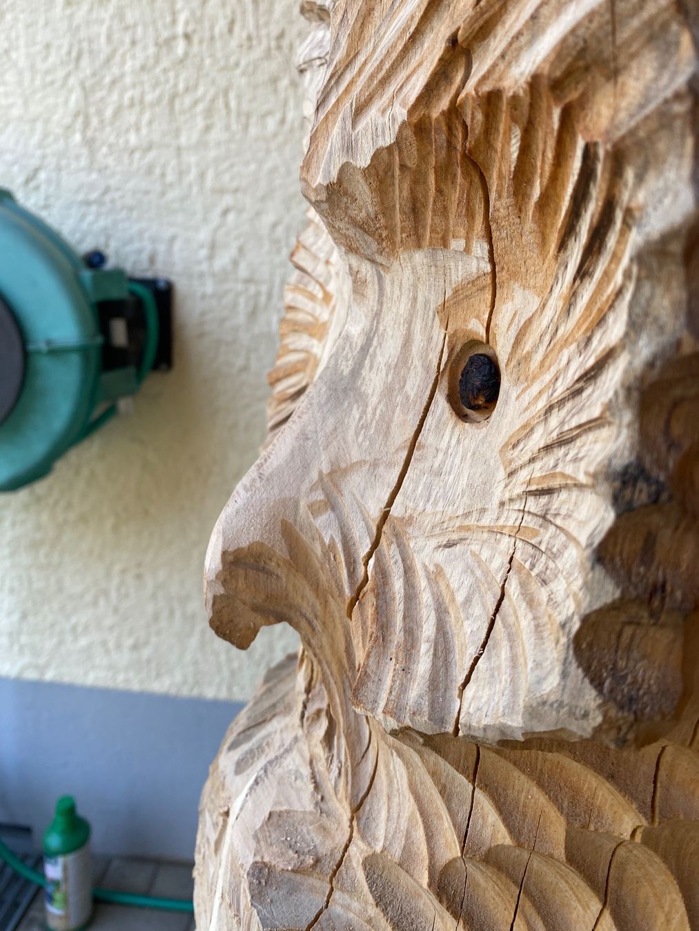 Articoli in legno: Eule aus Buchenholz – Usato da Wiesendangen venduto da argon03 5