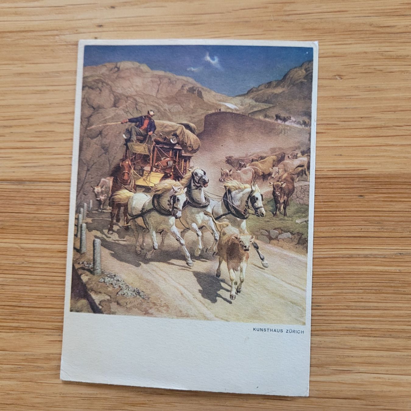 Cartoline postali: Carte Postal Courrendlin 1949 – Usato da Biel/Bienne venduto da Destockweb 1