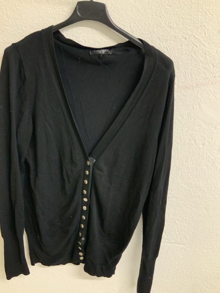 Jacken: Damen Strickjacke schwarz Grösse M Chicorée – Gebraucht aus Wallisellen von AS.TZ.