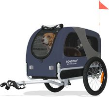 Fahrrad Hundeanhänger BLAU ohne Jogger