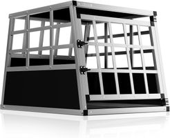 Hundetransportbox Tiertransport Aluminium 70L x 54B x 51H cm