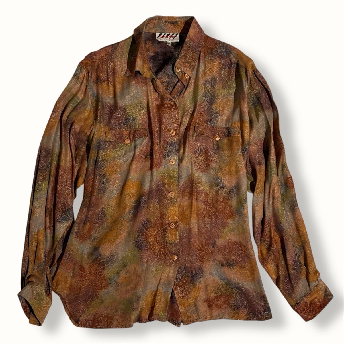Blusen: Bunte Retro 90s Vintage Bluse – Neu (gemäss Beschreibung) aus Brünisried von Livtsukki2ndHand