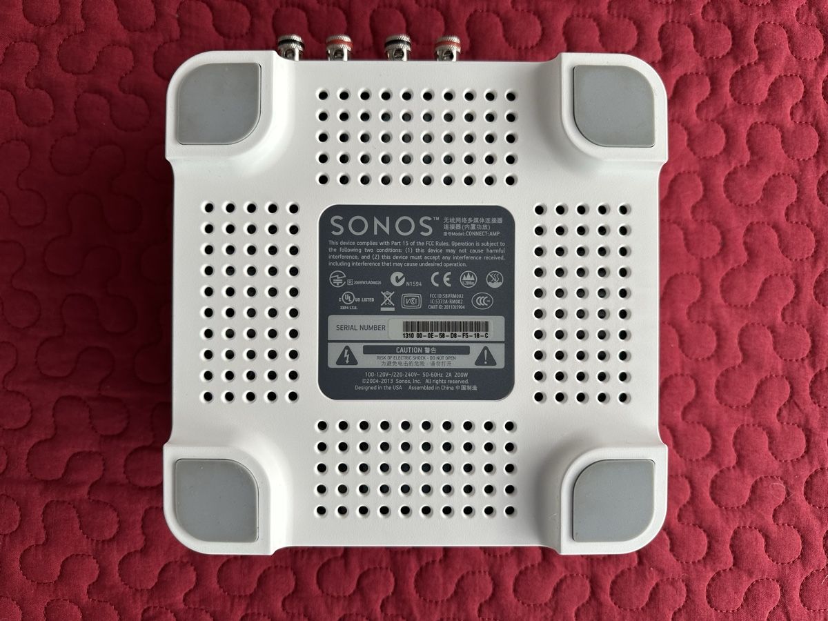 Sonos Amplificatori: Sonos Connect:Amp 1. Generation – Usato da Obergerlafingen venduto da stefan030 2