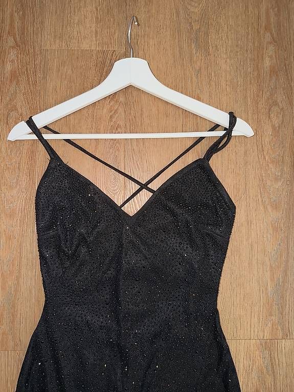 Vestiti: Glitzerkleid Schwarz – Usato da Staufen venduto da am_clothing 3