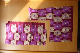 Applikationen - St. Galler Glimmer Brokat Stickerei -2 Teile