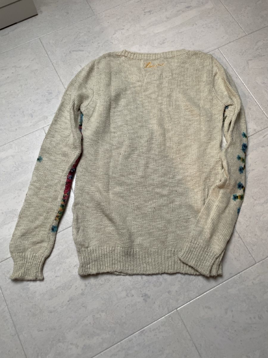 Desigual Maglioni & Felpe: Desigual Winter Pullover, beige mit Pailletten, Grösse L – Usato da Uster venduto da fas_q2ft 2