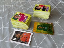 332 Panini Sticker + 26 digital + 3 Cola, keine Doppelten!
