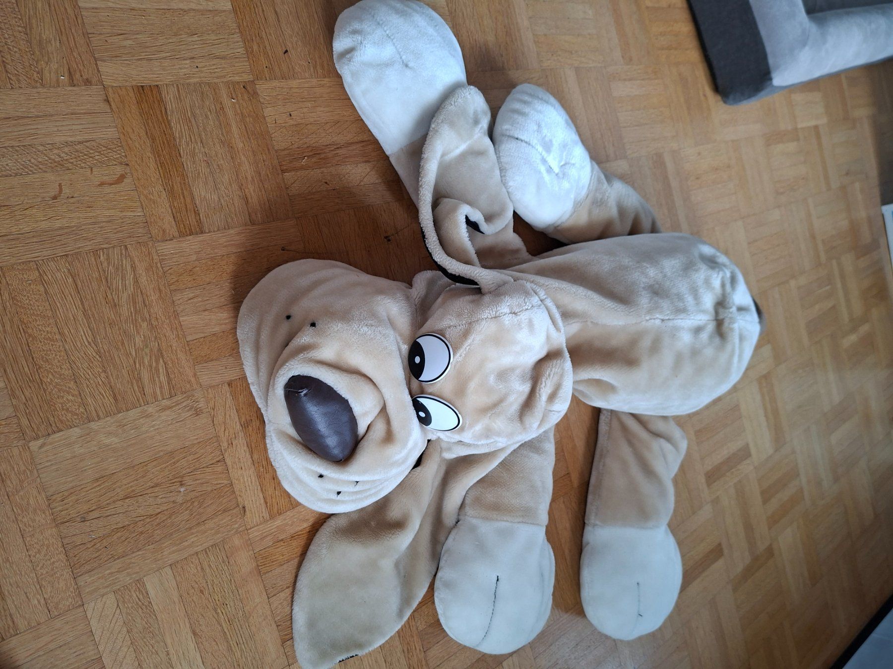 Jouets: Verkaufe einen Stoffhund – D'occasion à Günsberg par ste_qq59