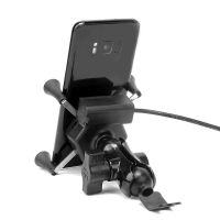 Motorrad-USB-Telefon- und GPS-Halter 12V bis 5V 2.1A