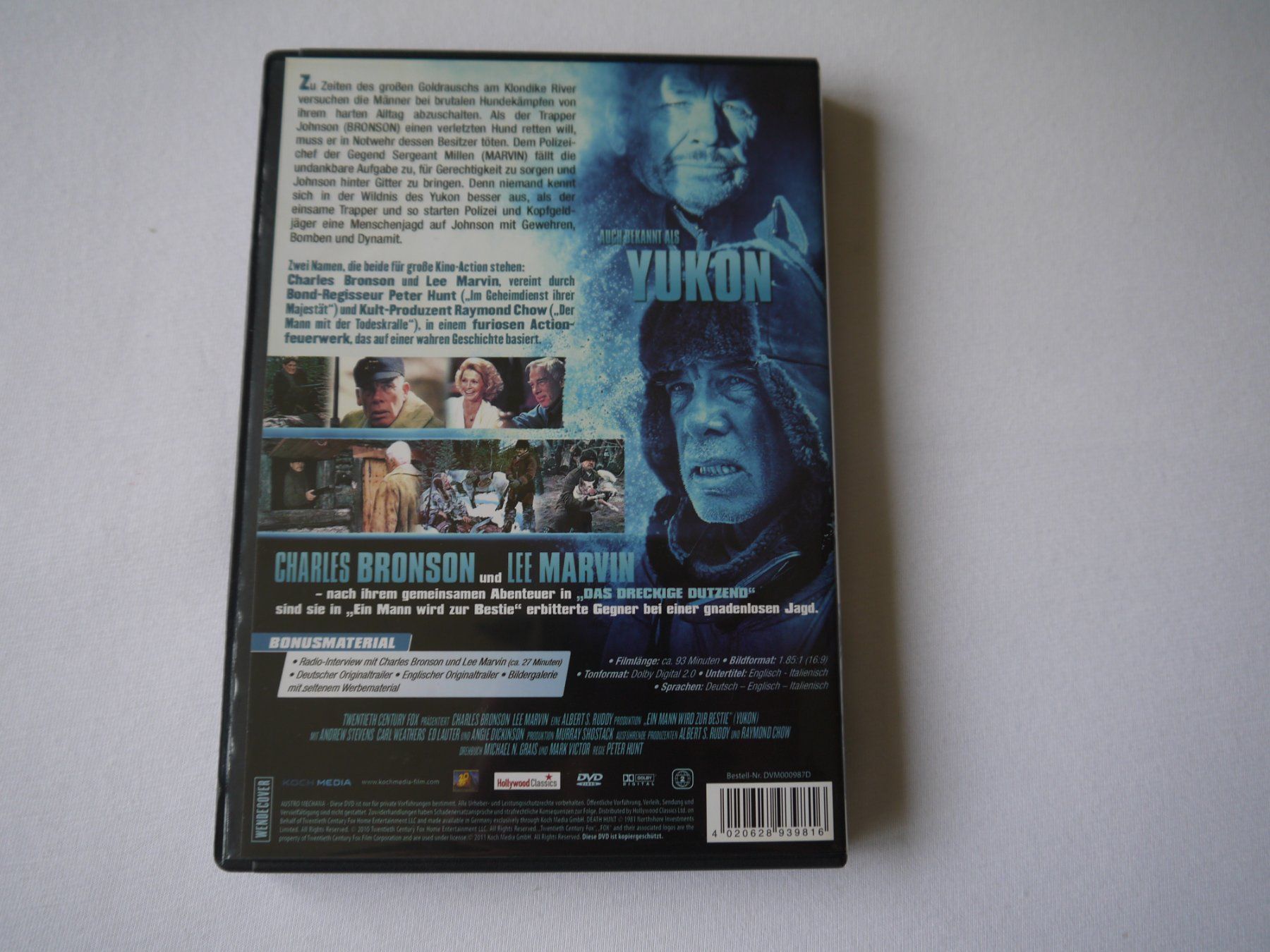 Tutti i DVDs: YUKON - Ein mann wird zur Bestie(1981) - Charles Bronson/Lee – Usato da Hagendorn venduto da Blaf 1