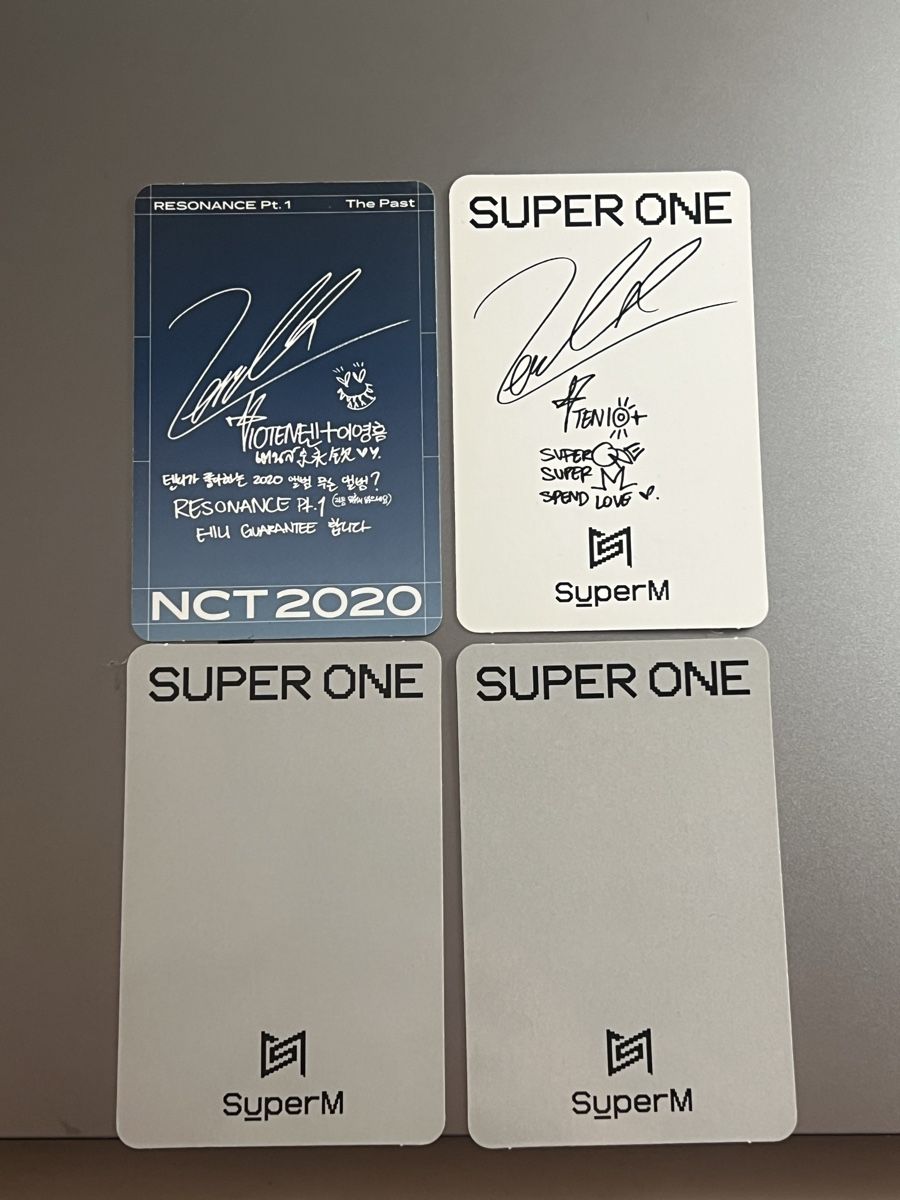 Carte collezionabili: Kpop SuperM NCT Ten Photocards  – Nuovo (secondo la descrizione) da Niederweningen venduto da this_that 1