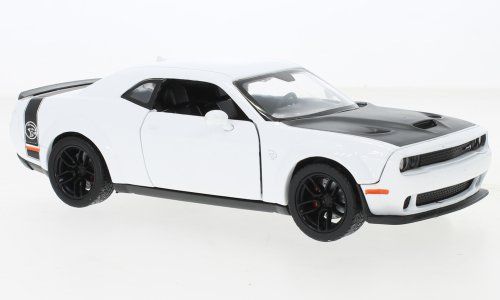 Dodge Modellini d'auto: Dodge Challenger SRT Hellcat Widebody seit 2018 weiss / – Nuovo e nell'imballaggio originale da Gerlafingen venduto da espero88