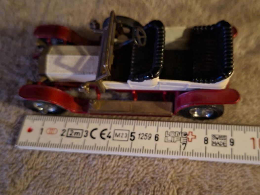 Matchbox Modellini d'auto: Matchbox 1906 Rolls-Royce Silver Ghost Modellauto rot/weiss – Usato da Otelfingen venduto da silver-moon 2