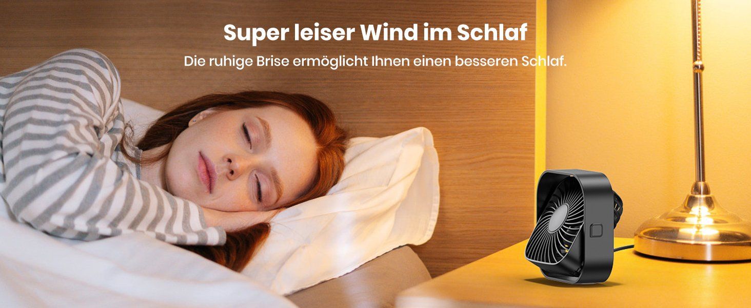 Ventilatori: 2 Stück USB Mini Tischventilatoren 360° – Nuovo e nell'imballaggio originale da Châtelaine venduto da topshop.switzerland 7