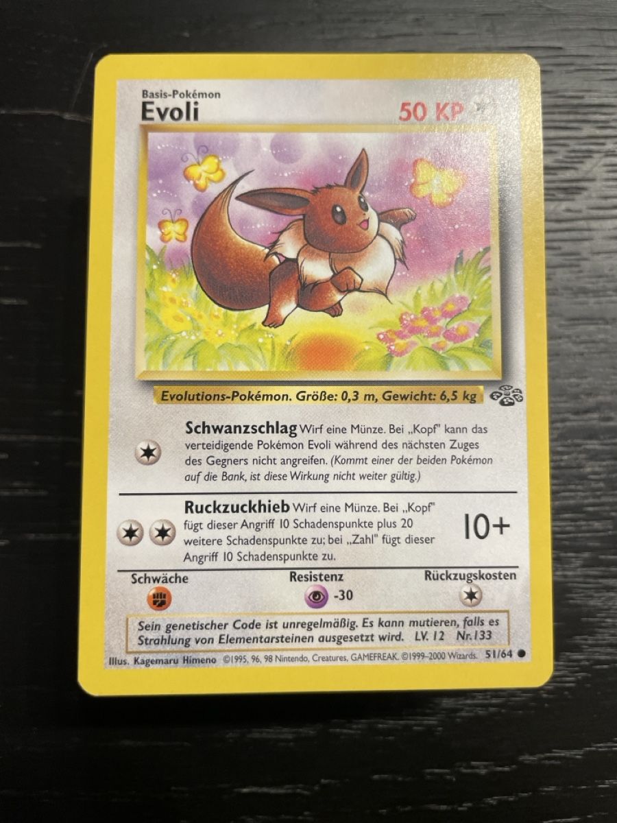 Pokémon Carte collezionabili: Pokemon Evoli jungle 51/64 vintage – Usato da Hugelshofen venduto da Suimosa