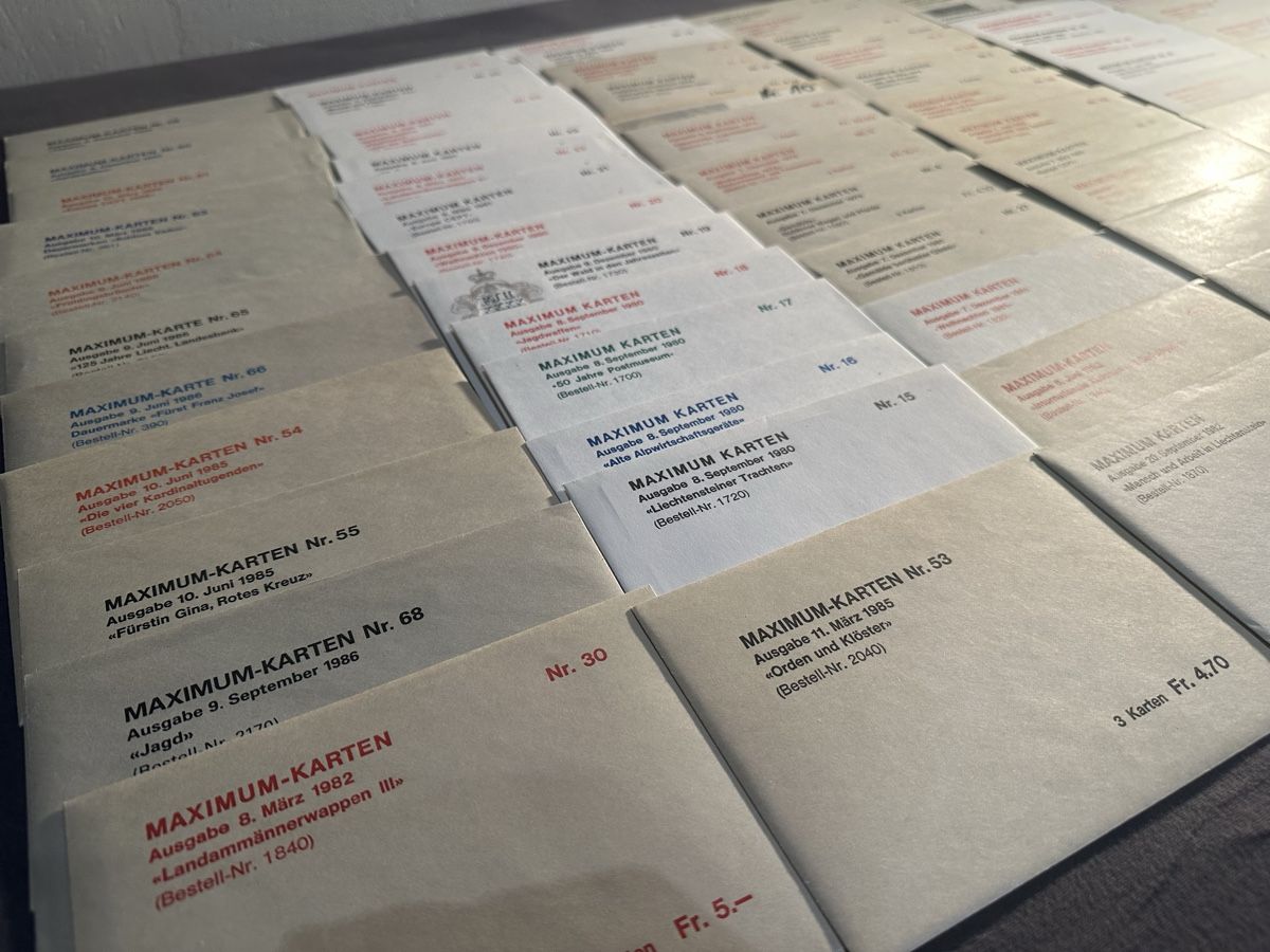 Alle Briefmarken: XXL Sammlung Maximum Karten Lichtenstein FL – Gebraucht aus Stettfurt von 2442 2