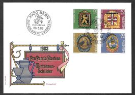 FDC Pro Patria Serie 1983 schön illustriert ET 26.5.1983