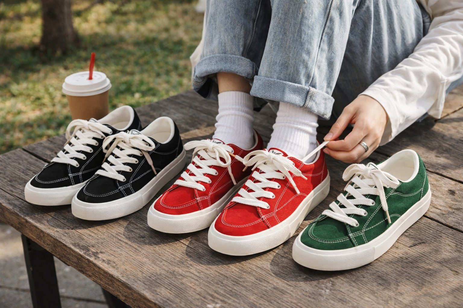Scarpe da donna: Sneaker Rot Gr.39 Casual Schuhe – Nuovo e nell'imballaggio originale da Fully venduto da VaneaSelection 4