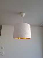 Ikea Hängeleuchte Lampe weiss/gold