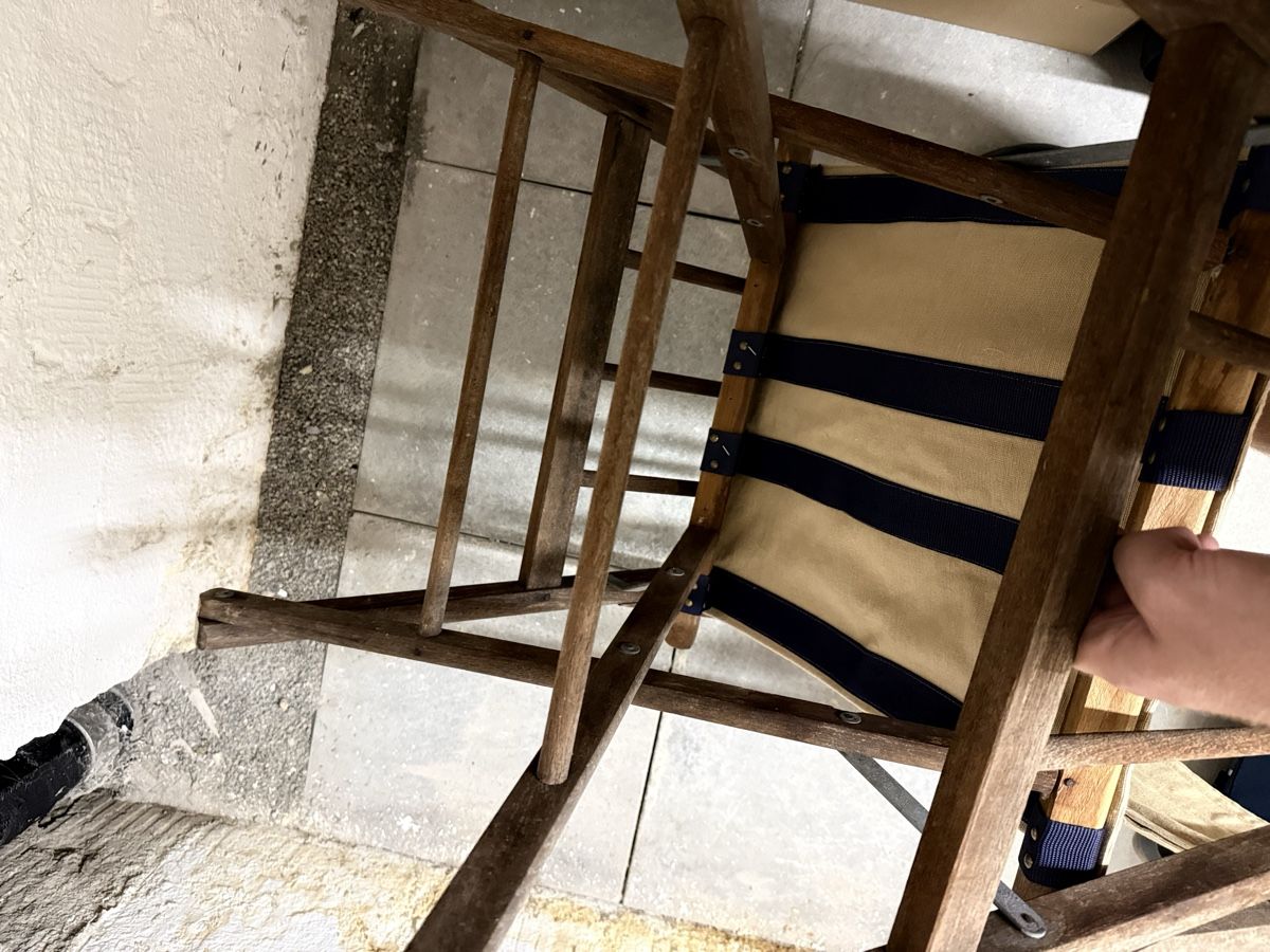 Poltrone: Fauteuil pliant toile bois – Usato da Kloten venduto da Mumiiin 7