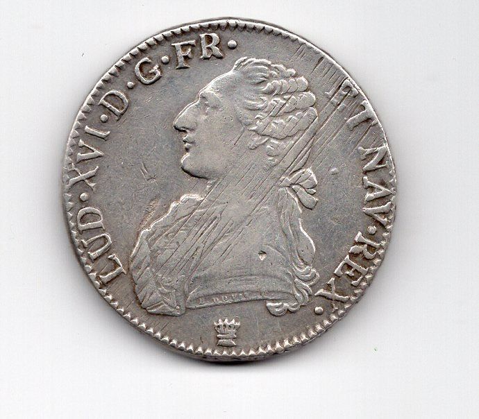 Tutti le monete: (433) Frankreich, Ecu 1790 Limoges, fast stgl – Usato da Rüthi (Rheintal) venduto da erdnuessli1 1