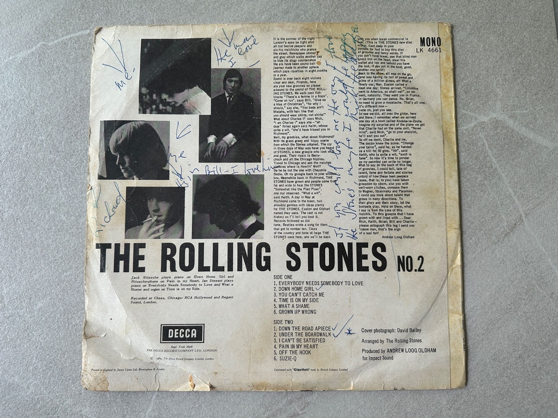 Dischi in vinile: Schallplatte Rolling Stones mit Unterschrift Mick Jagger – Usato da Wohlen AG venduto da Richi_03 1
