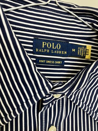 Camicia donna Polo Ralph Lauren a righe blu/bianca taglia M