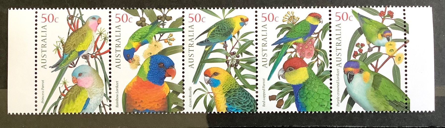 Tutti i francobolli: 2005 - Australien Vogel  Satz Postfrisch ** – Nuovo (secondo la descrizione) da Liestal venduto da Skunk02