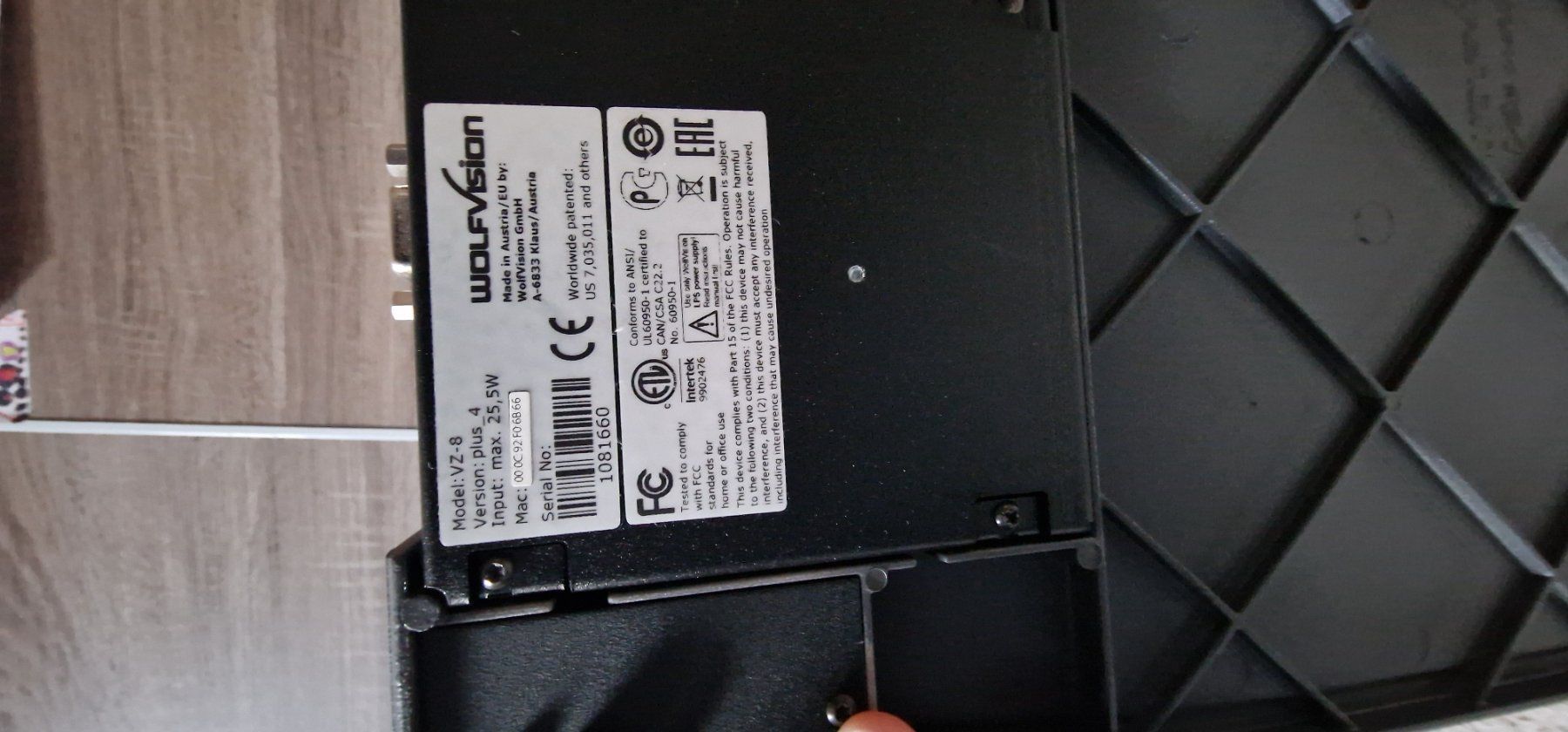 Pellicole: WolfVision VZ-8 Plus 4 1080p  Document Kamera Visualize – Usato da Gerlafingen venduto da diotech 4
