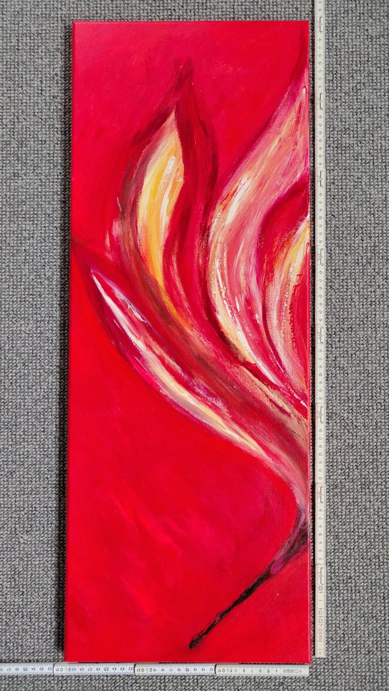 Dipinti: Abstraktes Acrylbild, handgemalt 30x80cm – Usato da Ballwil venduto da bom_ar 1