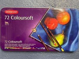 DERWENT "Coloursoft" 72 Smooth Vibrant Colour Pencils (Neu)