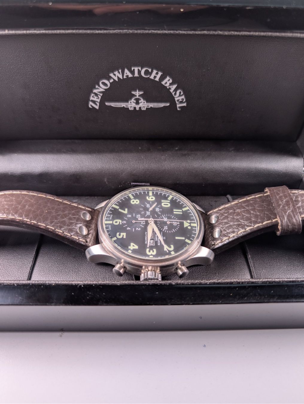 Zeno Uhren: Zeno Watch Basel Ref 10557 – Gebraucht aus Wynau von Zebrafurz