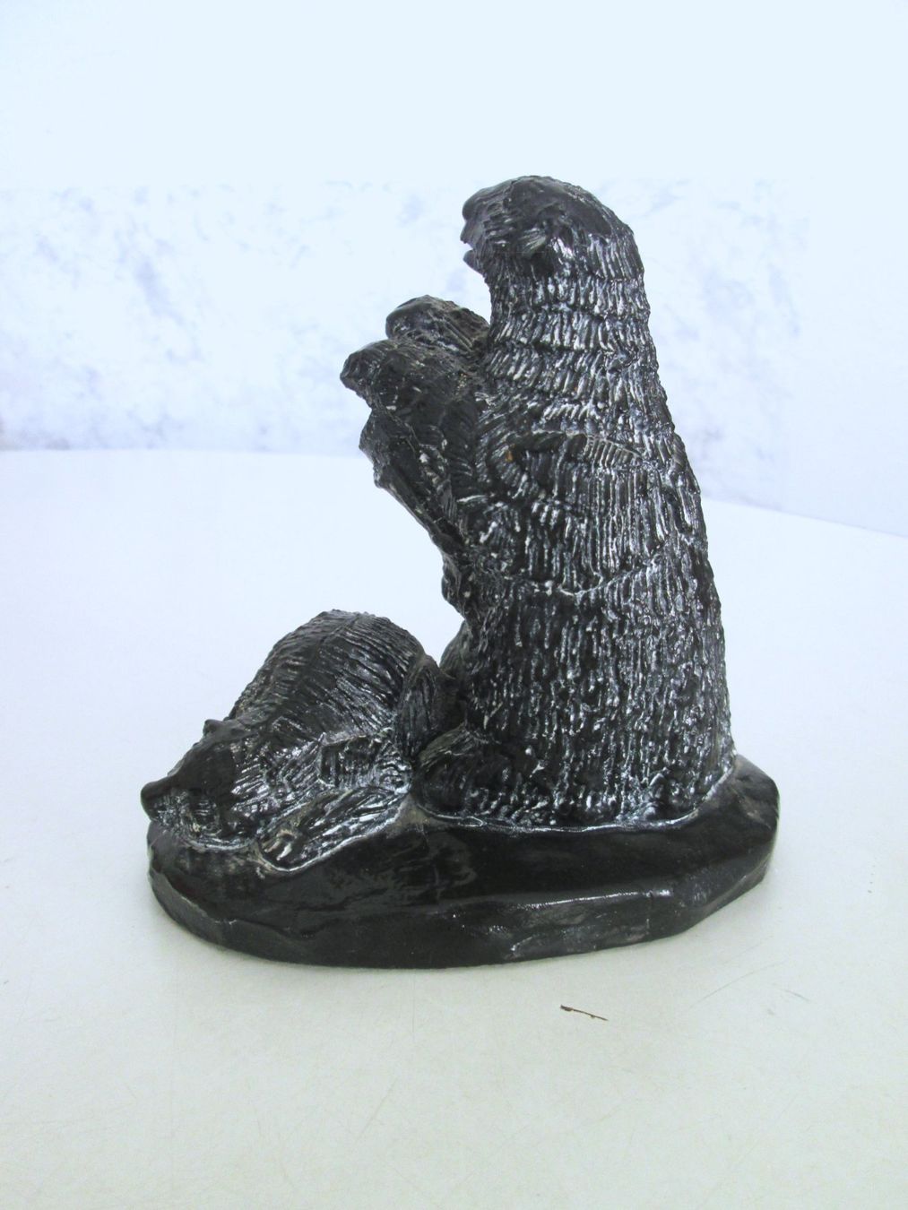Skulpturen & Statuen: AARVARK Biberstatue, Kanada aus Speckstein – Gebraucht aus Sementina von babucia 2