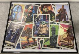 Star Wars Puzzle gerahmt, The Mandalorian, Top Zustand!