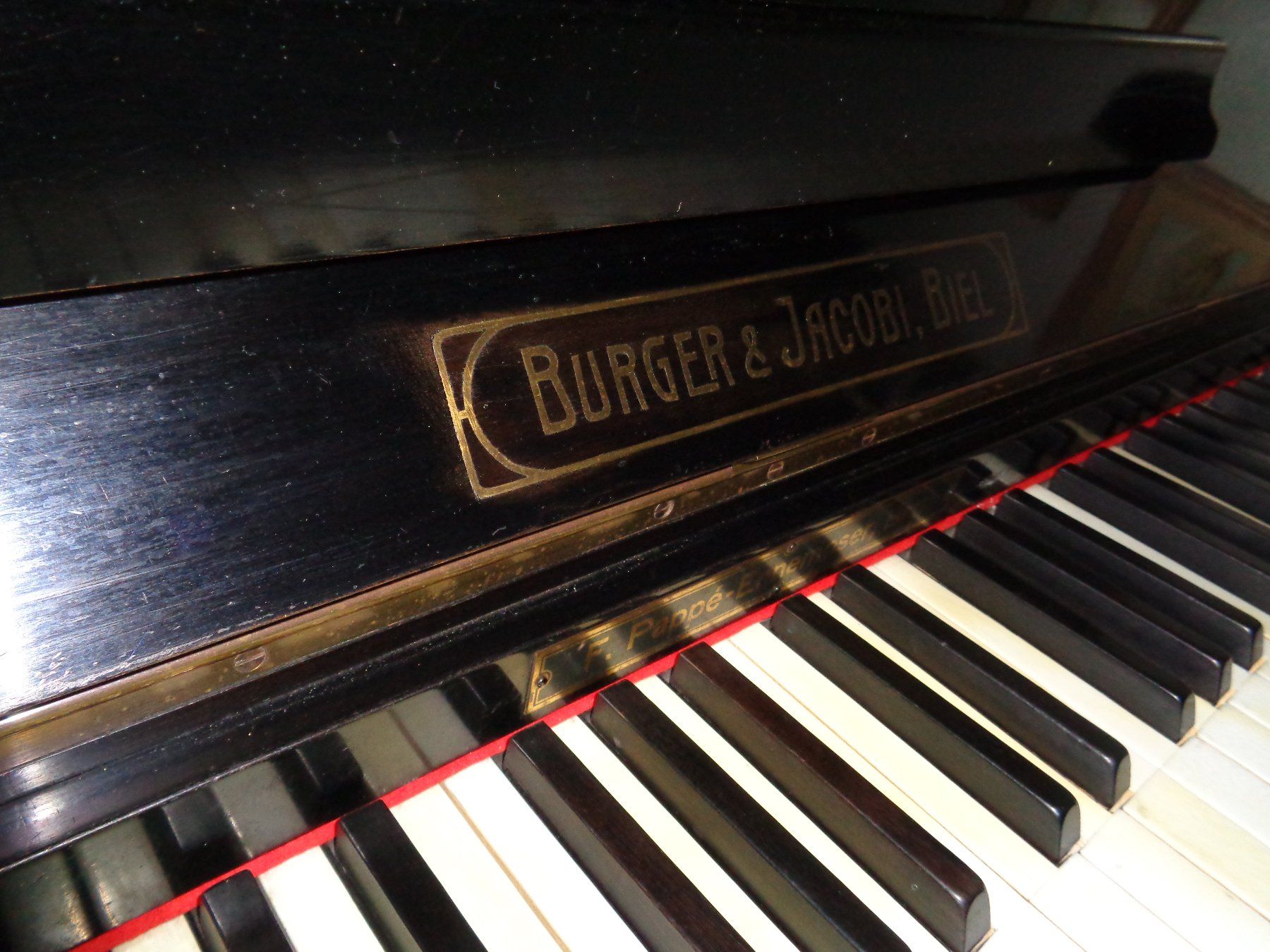 Strumenti musicali: Klavier Burger&Jacobi, Biel – Usato da Wohlen b. Bern venduto da Saga0 7
