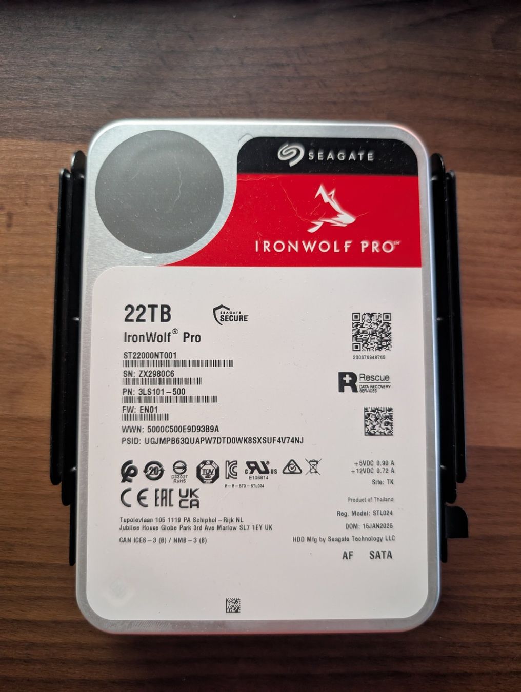 Seagate Dischi rigidi: HDD Seagate IRONWOLF PRO 22TB – Usato da Echandens venduto da bil_d95j