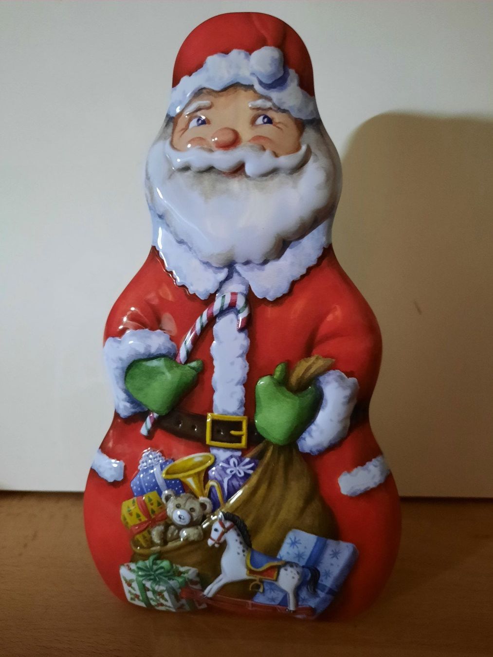 Tutte le decorazioni: Weihnachtsdose Samichlaus, Blechdose, Guetzli Dose/ 3D-Optik – Usato da Allschwil venduto da saphira012 7