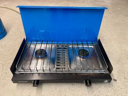 Gasgrill mit Gasflasche