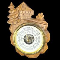 🌦️🕰️Charmante Vintage Wetterstation–Schwarzwald-Design!🌲✨