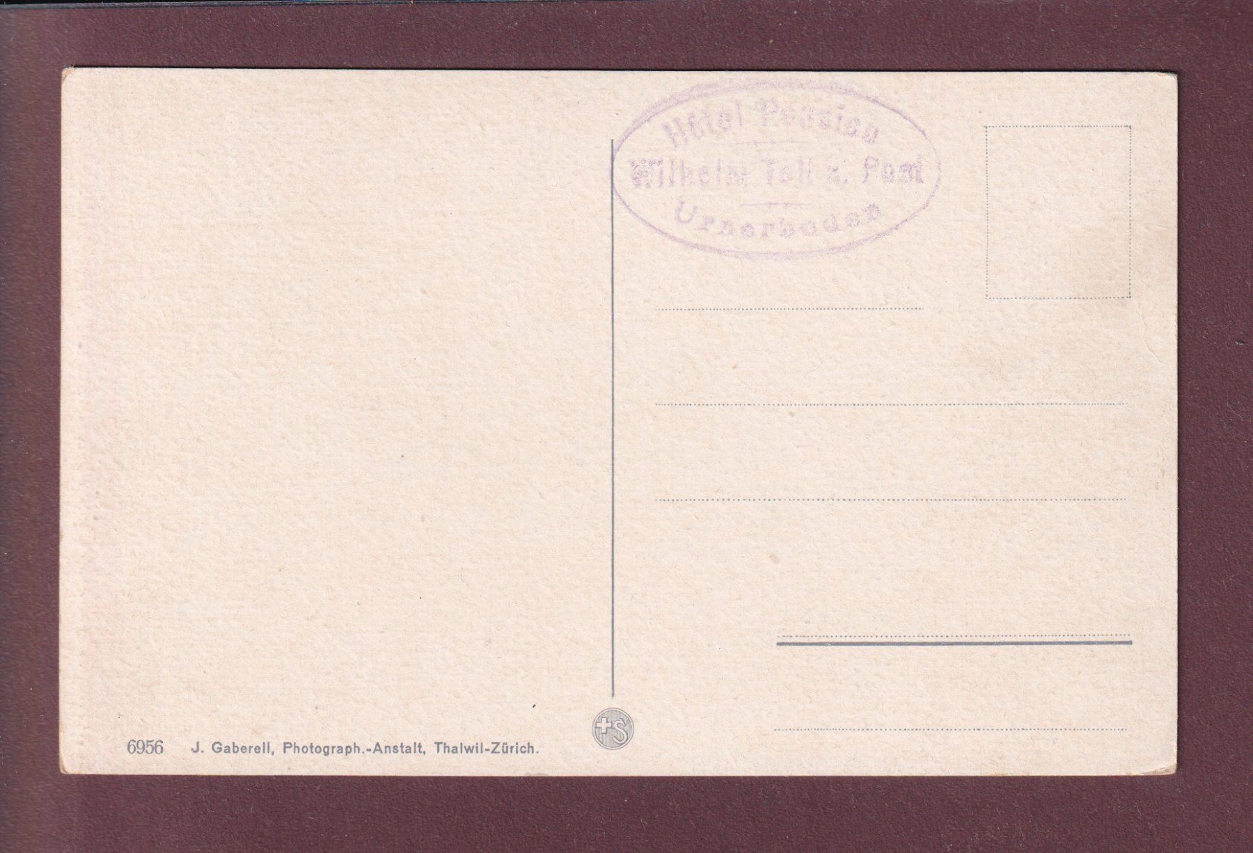Cartoline postali: URNERBODEN - Kirche - Jägernstöcke – Usato da Pully venduto da nicecards 1