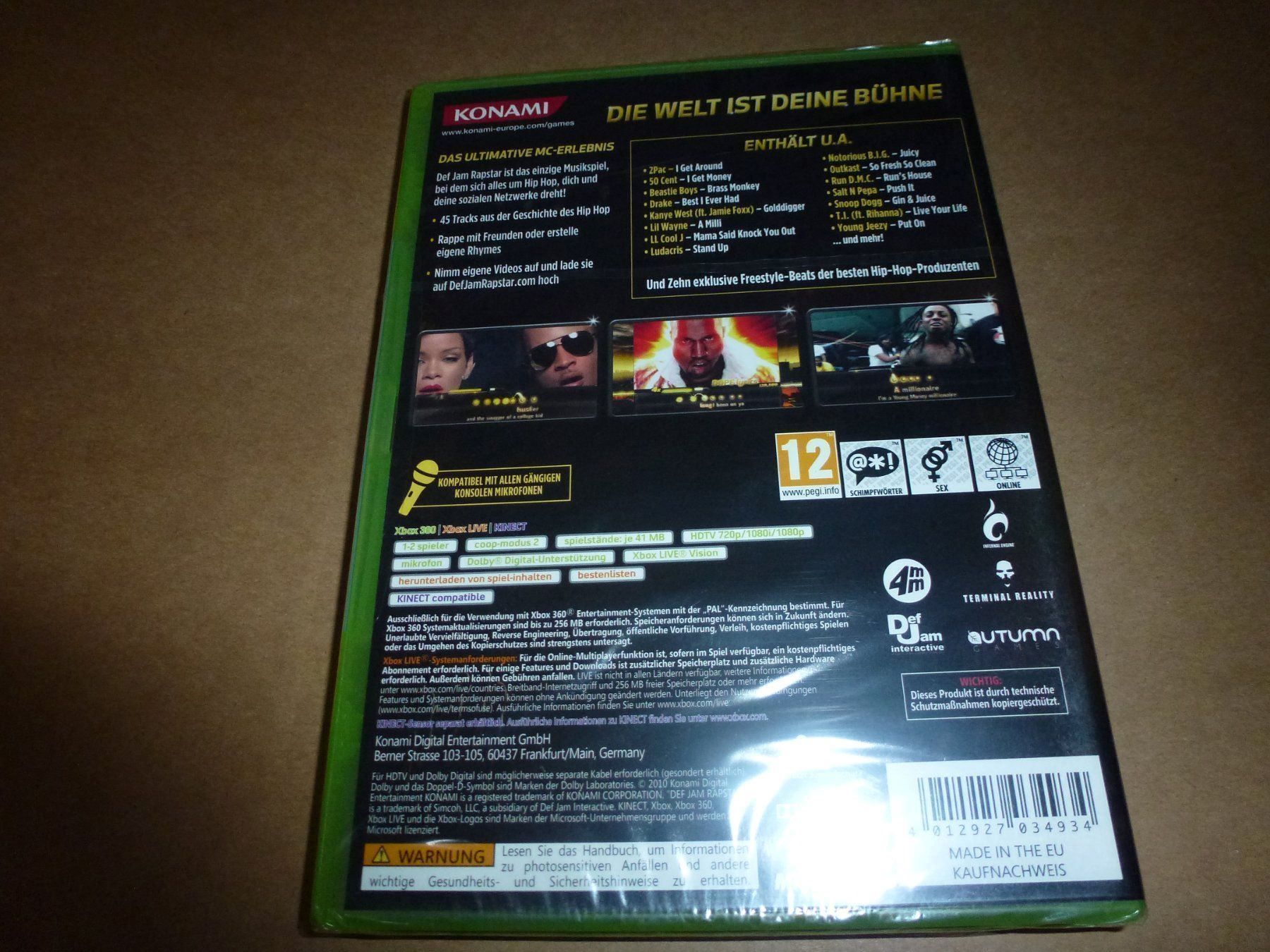 Spiele: Def Jam Rapstar XBOX 360 NEU – Neu und originalverpackt aus Olten von Disc-Verkauf 2