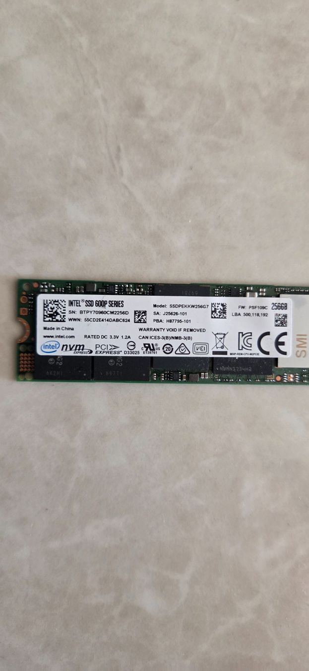 Intel Dischi rigidi: Intel 256GB SSD NVMe – Usato da Zihlschlacht venduto da vogelgrip 1