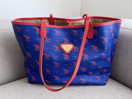 Maison Mollerus Tote Bag Blue/Red