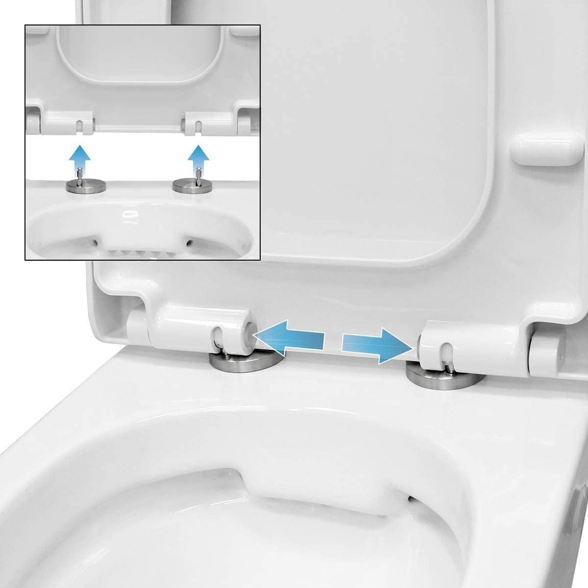 WC: Spülrandloses Hänge WC lang weiß – Neu und originalverpackt aus Bottighofen von zaap 4