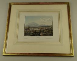 LUZERN, AQUATINTA UM 1850
